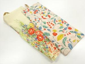 アンティーク　肩裏洗い張り2本セット